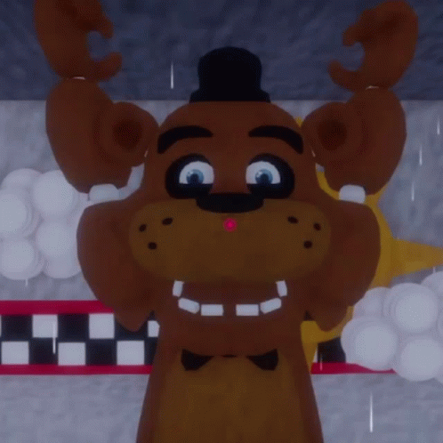 Brown Teddy Bear In Black Top Hat By Checkered Sign GIF