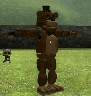 Brown Teddy Bear In Top Hat On Green Field GIF