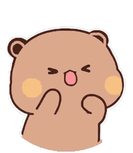 Brown Teddy Bear Making Funny Face