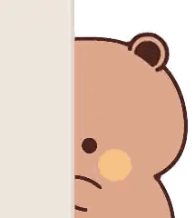 Brown Teddy Bear Peeking