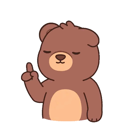 Brown Teddy Bear With Closed Eyes Giving Middle Finger