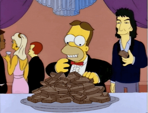 Brownie Homer Simpson GIF