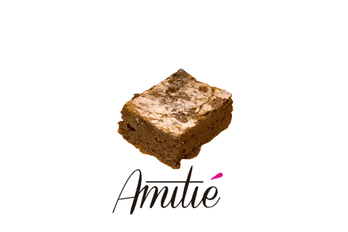 Brownie With Amitie Text