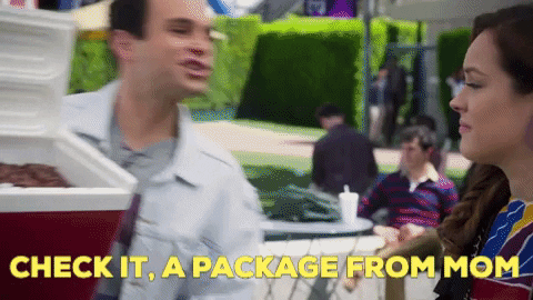 Brownies Package From Mom GIF