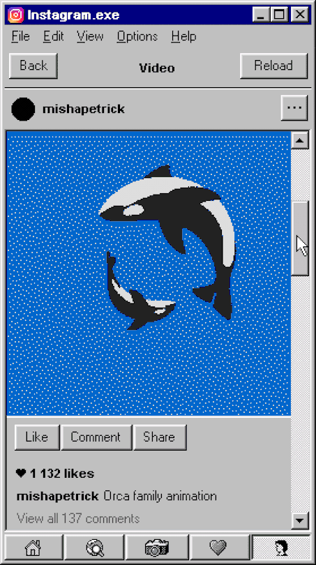 Browsing On Instagram Feed GIF