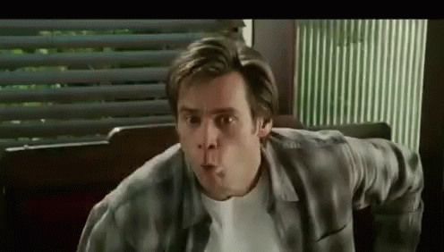 Bruce Almighty Choking On Spoon GIF