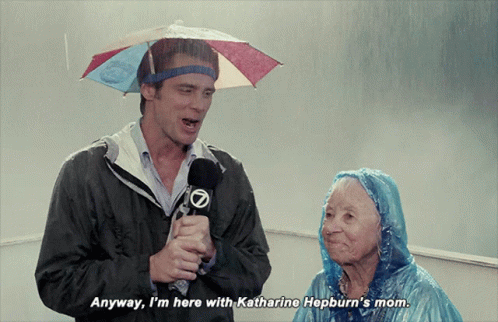 Bruce Almighty Under The Rain Interview GIF