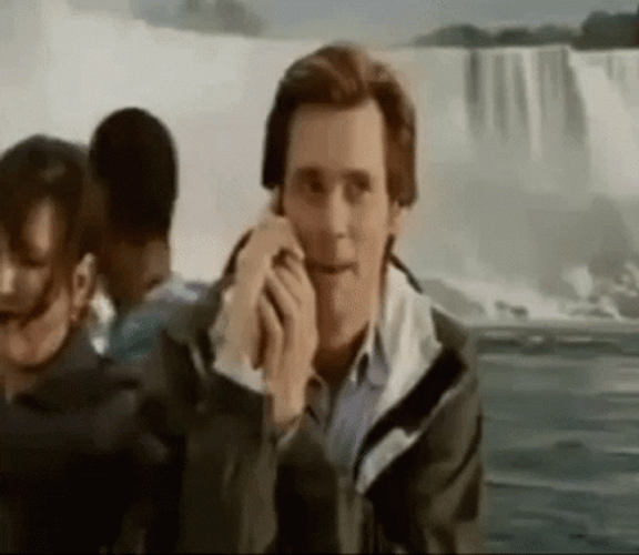 Bruce Almighty Talking On The Phone GIF
