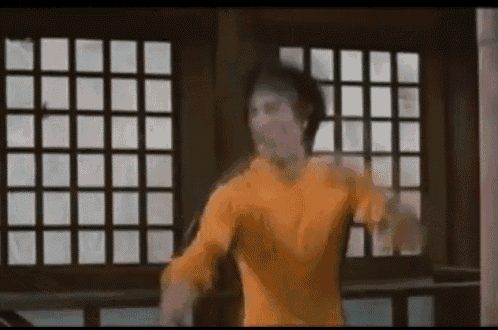 Bruce Lee Fight Exhibition GIF