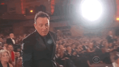 Bruce Springsteen At Tony Awards GIF