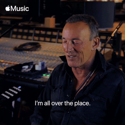 Bruce Springsteen Im All Over The Place GIF