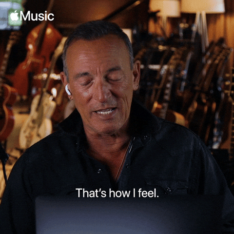Bruce Springsteen Thats How I Feel GIF