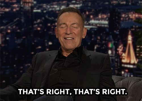 Bruce Springsteen Thats Right GIF