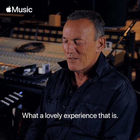 Bruce Springsteen What A Lovely Experience GIF