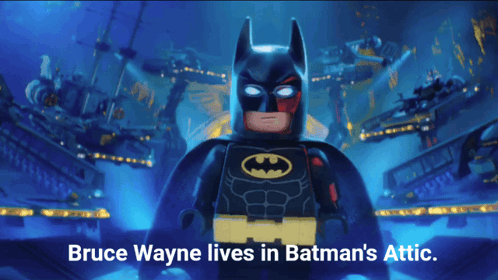 Bruce Wayne Batman Attic Poster