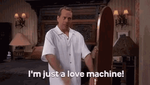 Bruce Willis I'm Love Machine GIF