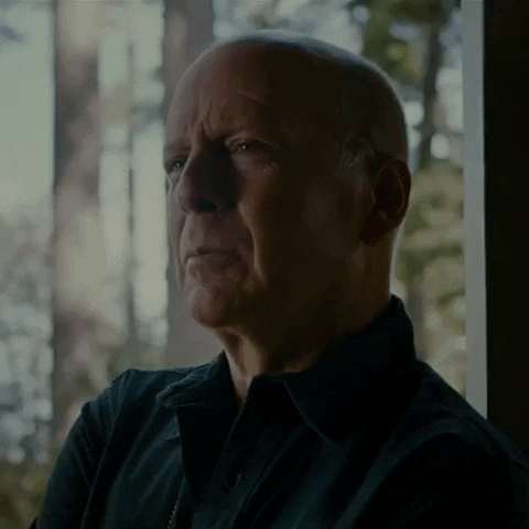 Bruce Willis Seriously Staring GIF