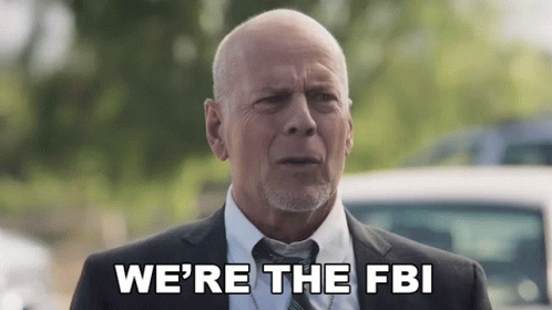 Bruce Willis We're The Fbi GIF