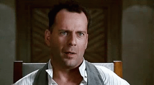 Bruce Willis Weird Smile GIF