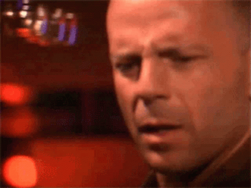 Bruce Willis Wondering GIF