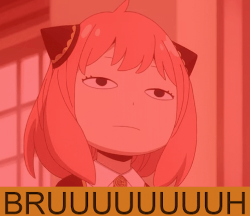 Bruh Meme Anya Forger Anime GIF