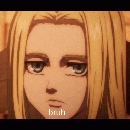 Bruh Meme Historia Reiss Triggered GIF