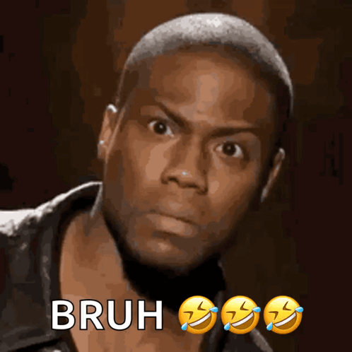 Bruh Meme Kevin Hart Wink GIF