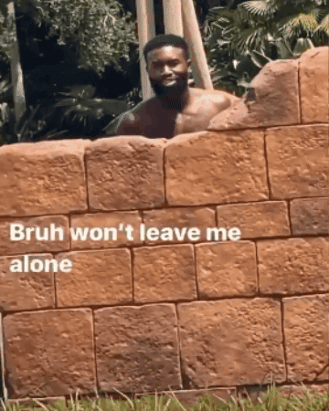 Bruh Won't Leave Me Alone GIF