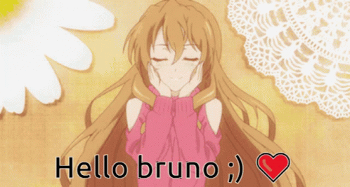 Hello Bruno Golden Time Novel Series GIF