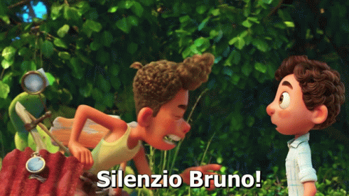 Luca Saying Silence Bruno Encanto GIF