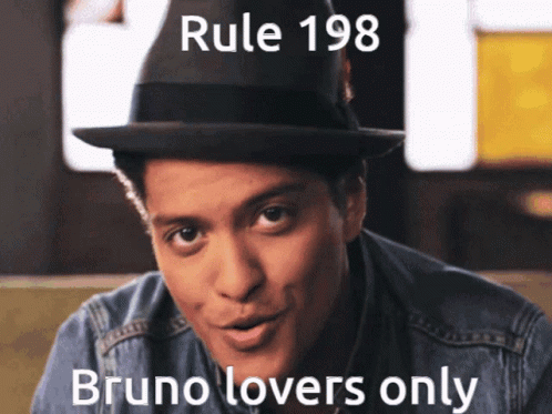 Bruno Mars Lovers Only Singing GIF
