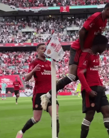 Bruno Fernandes Happy Team GIF