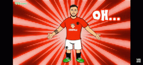 Bruno Fernandes Kicks GIF