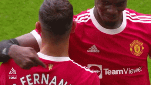 Bruno Fernandes Paul Pogba GIF