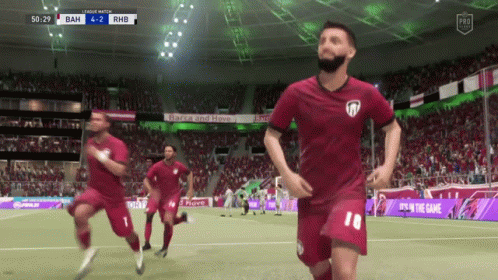 Bruno Fernandes Poses With Team GIF