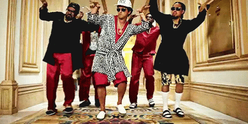 Bruno Mars Dancing Music Video GIF