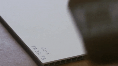 Brushing A Museum Painting GIF