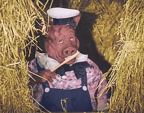 Brushing Teeth Babes In Toyland 1934 Film GIF