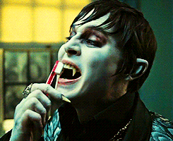 Brushing Teeth Dark Shadows Vampire Johnny Depp GIF
