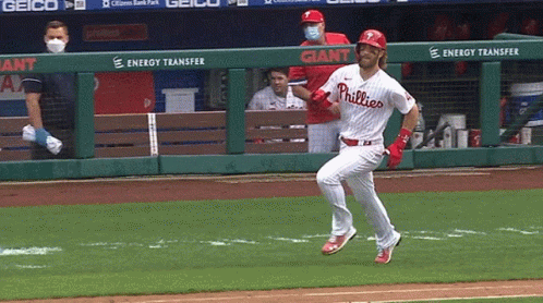 Bryce Harper Baseball Throw Cap GIF