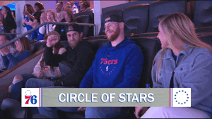 Bryce Harper Carson Wentz Peace GIF