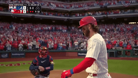 Bryce Harper Fist Bump Hand Shake GIF