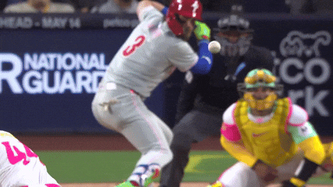 Bryce Harper Hit Ball Flown Away GIF