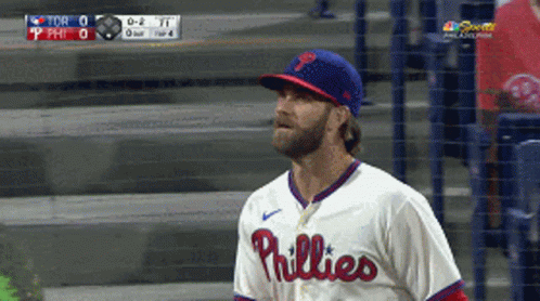 Bryce Harper Phillies Hand Signals GIF