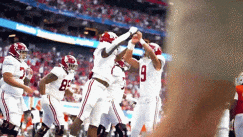 Bryce Young Giving His Best Shot GIF