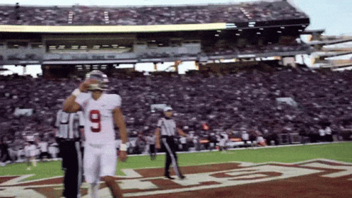 Bryce Young Interact With The Crowd GIF