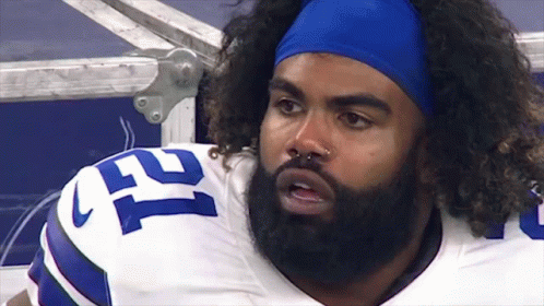 Cowboys Cofused Ezekiel Elliott GIF