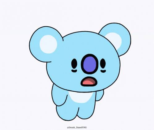 Bt21 Koya Adorable Surprised Expression GIF