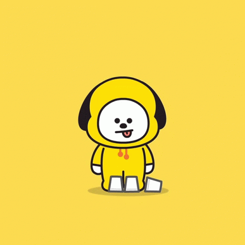 Bt21 Chimmy Grooving To Music GIF