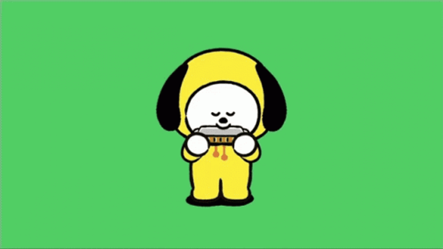 BT21 Band Jamming With Various Instruments GIF